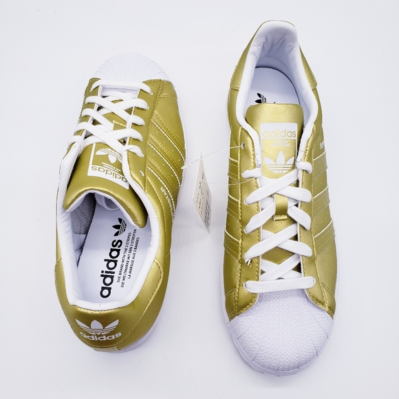 Adidas Superstar Metallic Gold Shell Toes - Picture 6 of 6